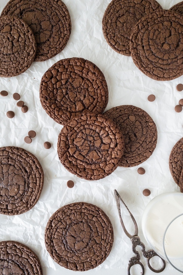 Browniecookies / kladdkakscookies