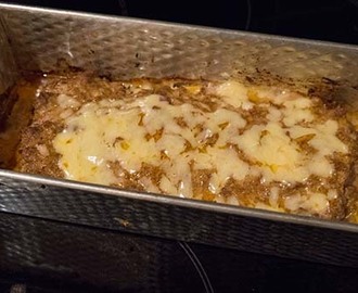 Köttfärslimpa med smak av tacokrydda