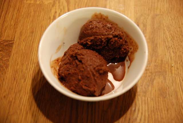 Mjölk- och äggfri chokladsorbet