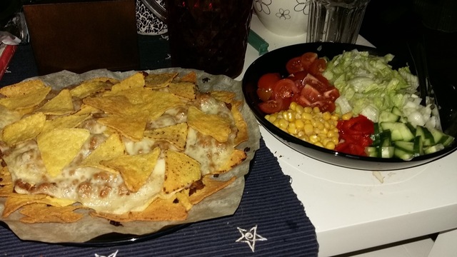 Vegetarisk Nachotallrik, enkelt, mättande och supergott!