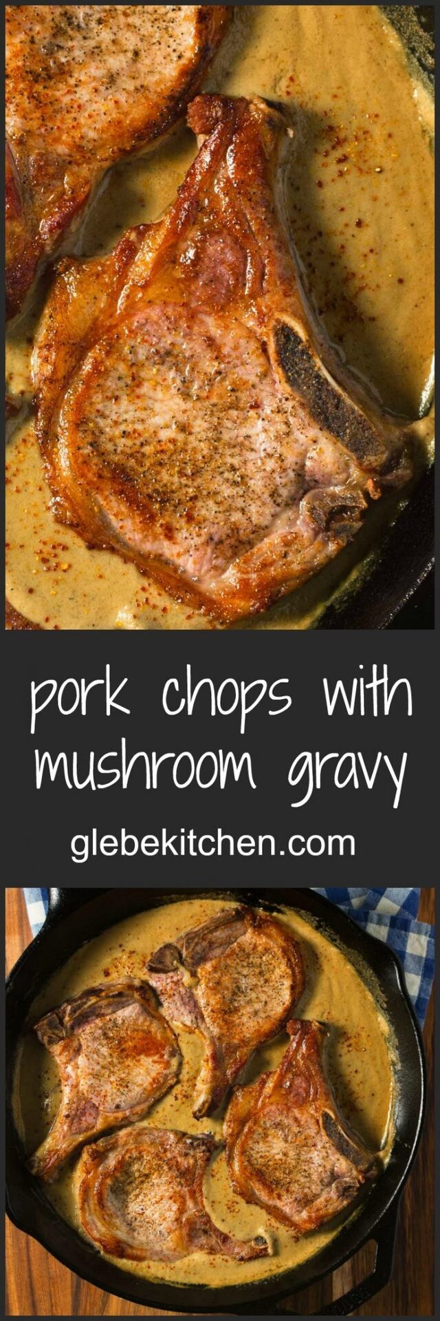 pork chops with mushroom cream sauce