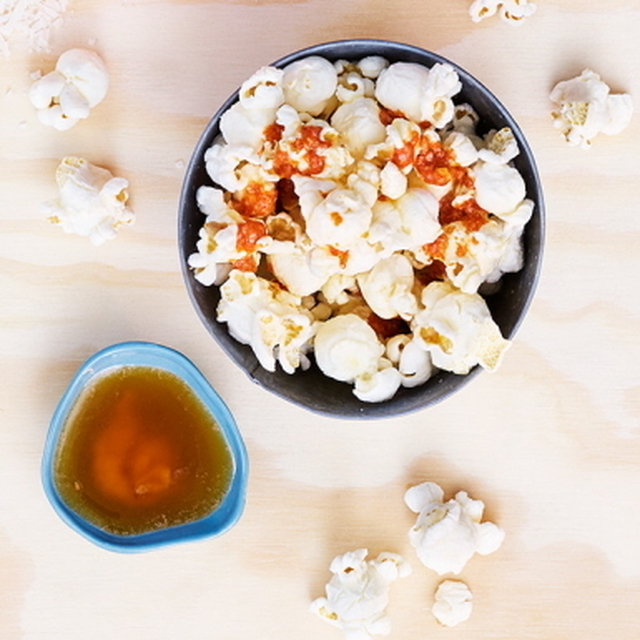 Popcorn med chili och lime