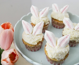 Baka kanincupcakes till påsk!