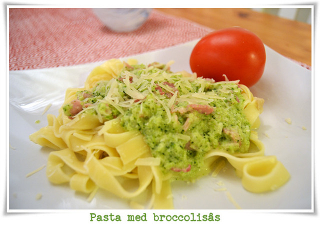 Snabb broccolisås till pastan