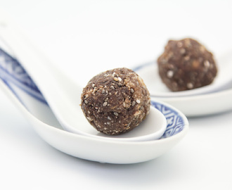 Raw Almond-Chia Energy Balls