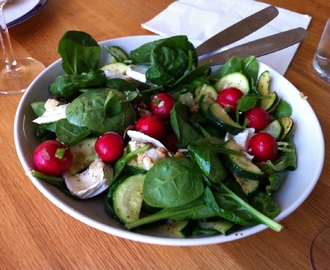 Ljummen sallad perfekt till grillat