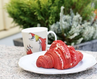 Bloggdate hos Mr Cake – och de berömda red velvet croissanterna