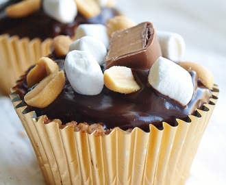 Rocky road cupcakes