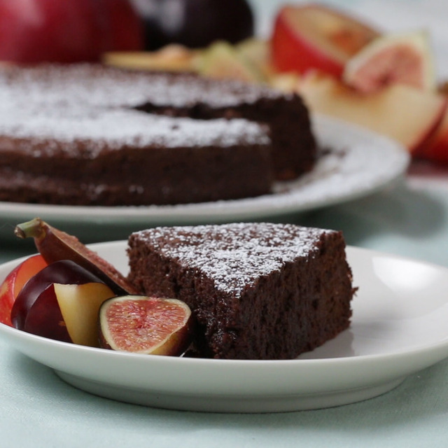2-ingredient Chocolate Cake Recipe by Tasty