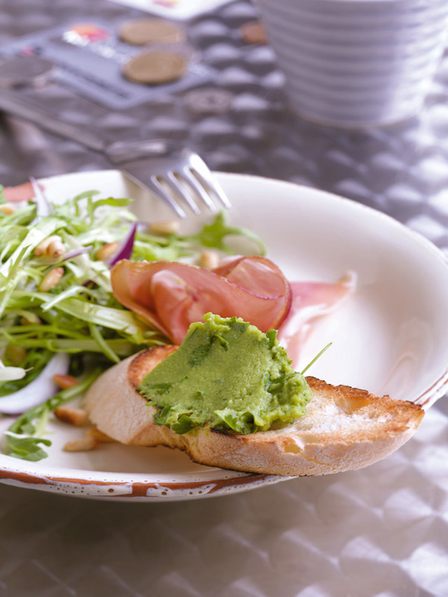 Guacamole med parmaskinka