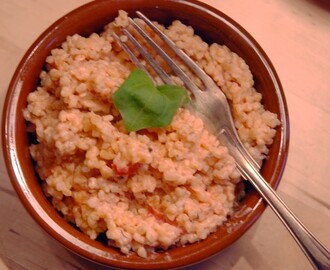 Krämig chili och tomatbulgur