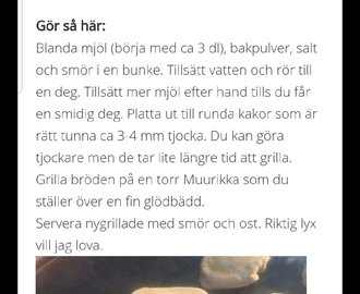 Grillat Bröd