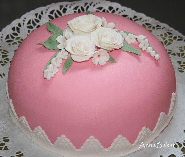 rosa prinsesstårta