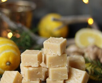 Fudge med citron och ingefära