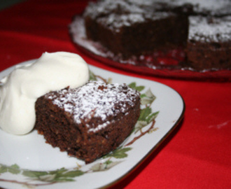 Chokladtårta med hasselnötter glutenfri