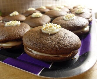 Double chocolate whoopies