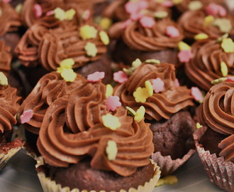 Ägg- och mjölkfria chokladcupcakes