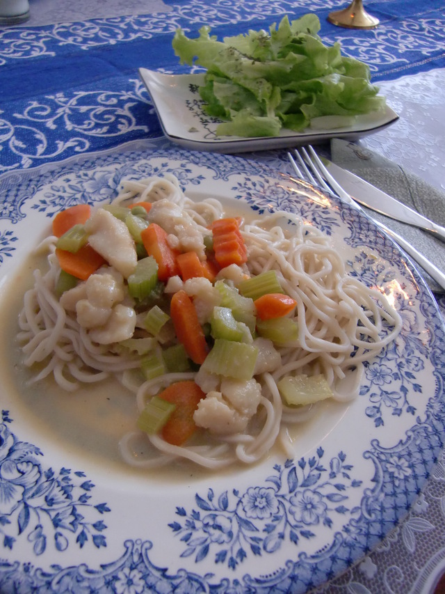 Thailändsk fiskgryta med mango chutney