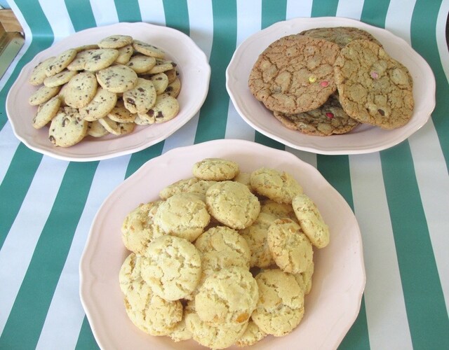 Mördegskakor med choklad, Chocolate Chip Cookies, och Cornflakesdrömmar!