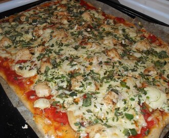 Mer hemmagjord pizza