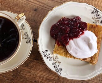 Falsk ostkaka ála Drott - En mejerifri, glutenfri och helt fantastisk ostkaka!