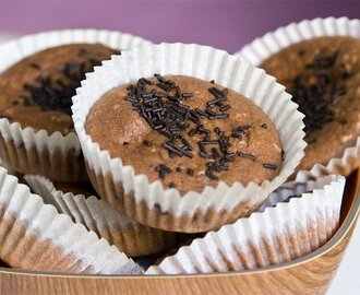 Kokosmuffins med chokladströssel