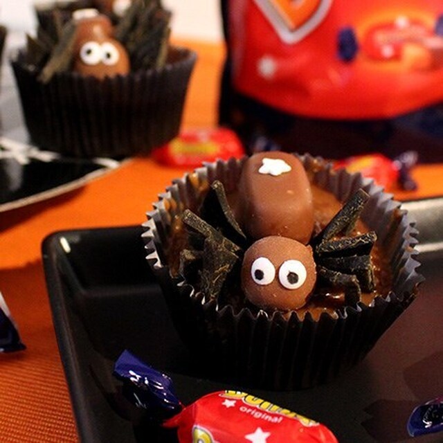 Dumle Halloween-cupcakes