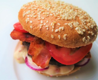 Mejerifritt hamburgerbröd och en god Cloud Bread-liknande historia