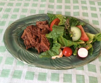 Pulled beef i tomatsås