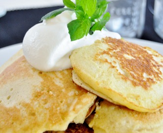 Glutenfria amerikanska pannkakor