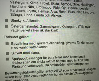 Hur jag löser det trots bevattningsförbud...