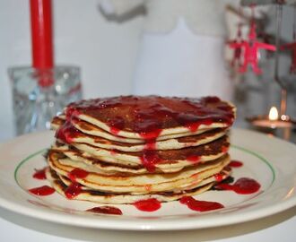 Amerikanska pannkakor till en sjuk kille