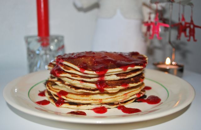 Amerikanska pannkakor till en sjuk kille