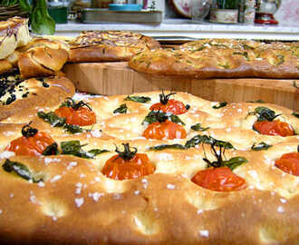 Enkel focaccia, Leilas recept