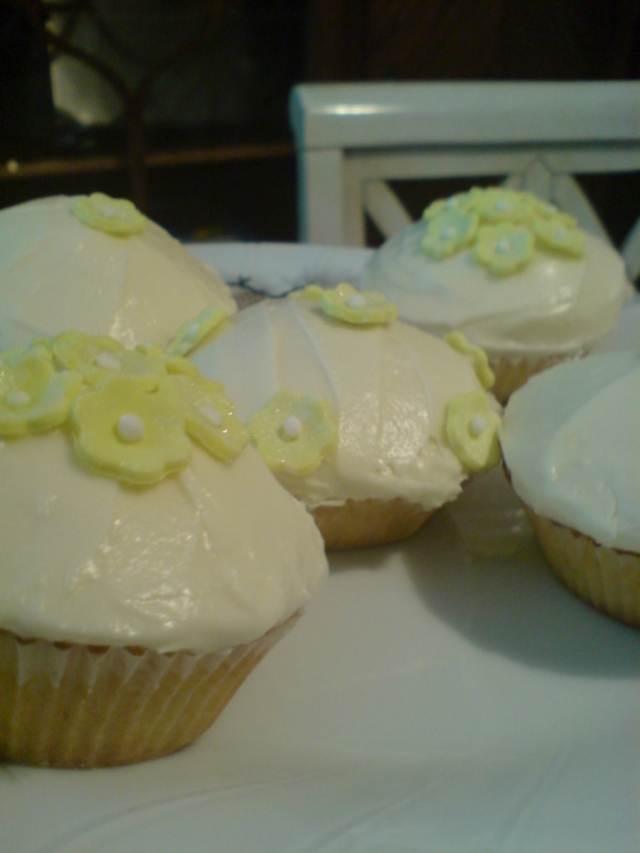 Vanilj cupcakes med creme cheese frosting