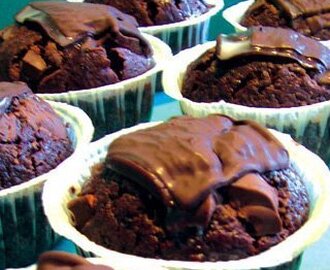 Dianas goda chokladmuffins