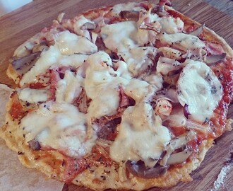 LCHF-pizza. Hur god du vill!