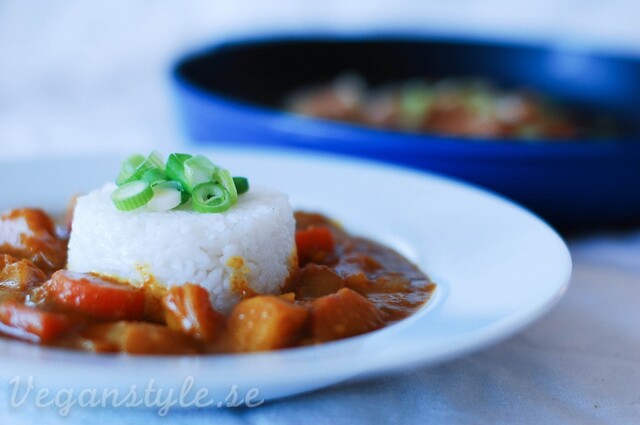 Japansk Curry med tofukotletter