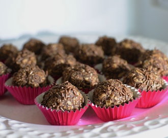 Macarons och chokladbollar