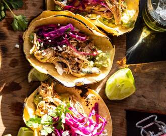 Slow Cooker Chipotle Orange Street Tacos.