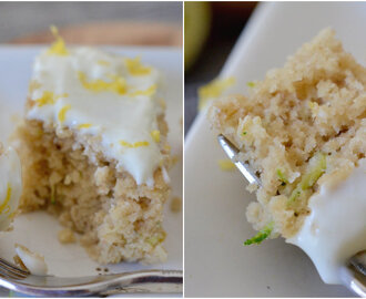 Saftiga vaniljrutor med citron & limefrosting