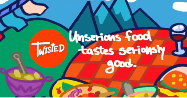 Twisted food..uk  / unserious food tastes seriously good