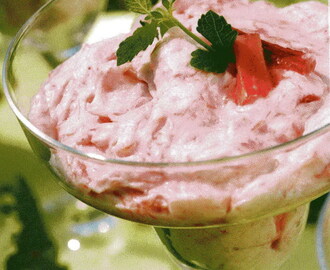 Rabarbermousse