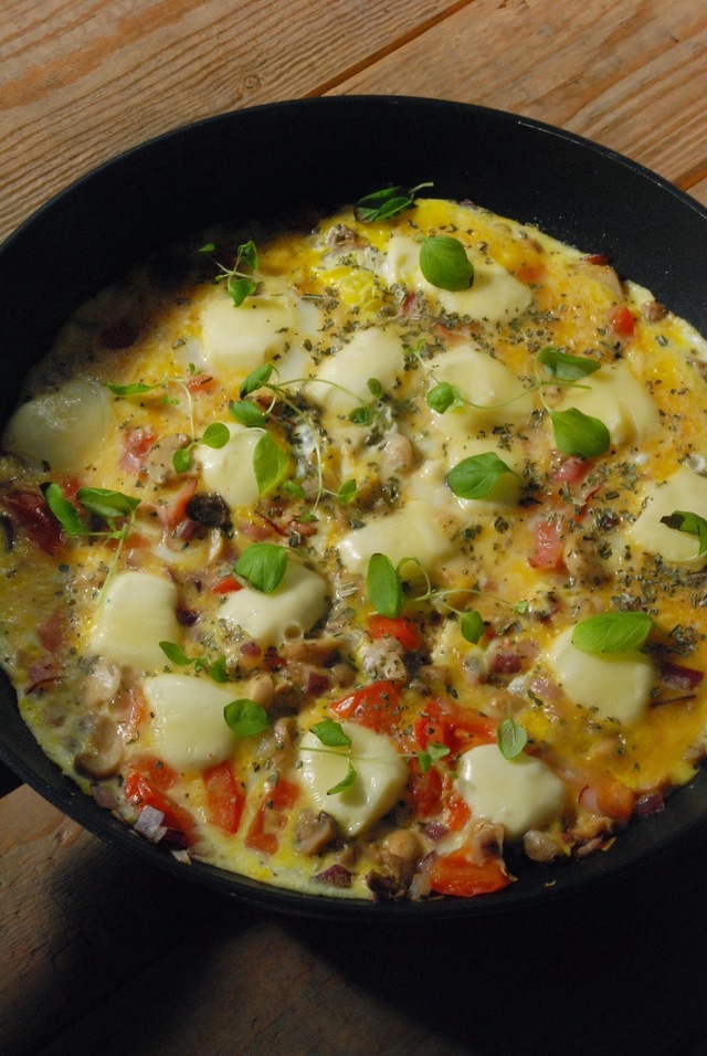 Matig omelett med brieost