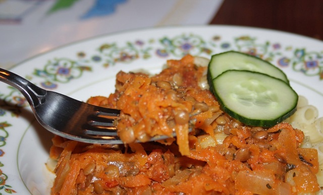 Morotspasta - Vegetarisk pastasås