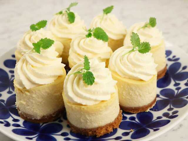 Key lime cheesecake - portionspajer