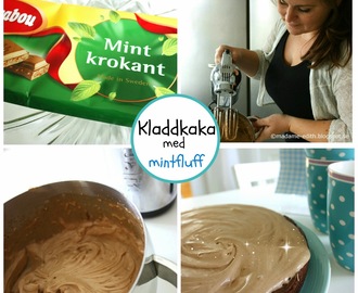 Madame Ediths kladdkaka med mintchokladfluff