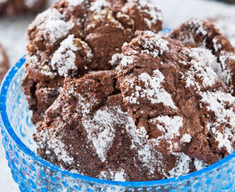 Glutenfria chokladcookies