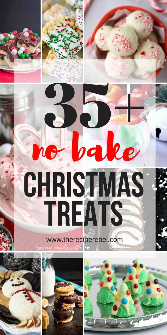 35+ Easy Christmas Treats (no bake!)