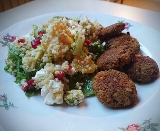 Saffransfalafel med quinoa